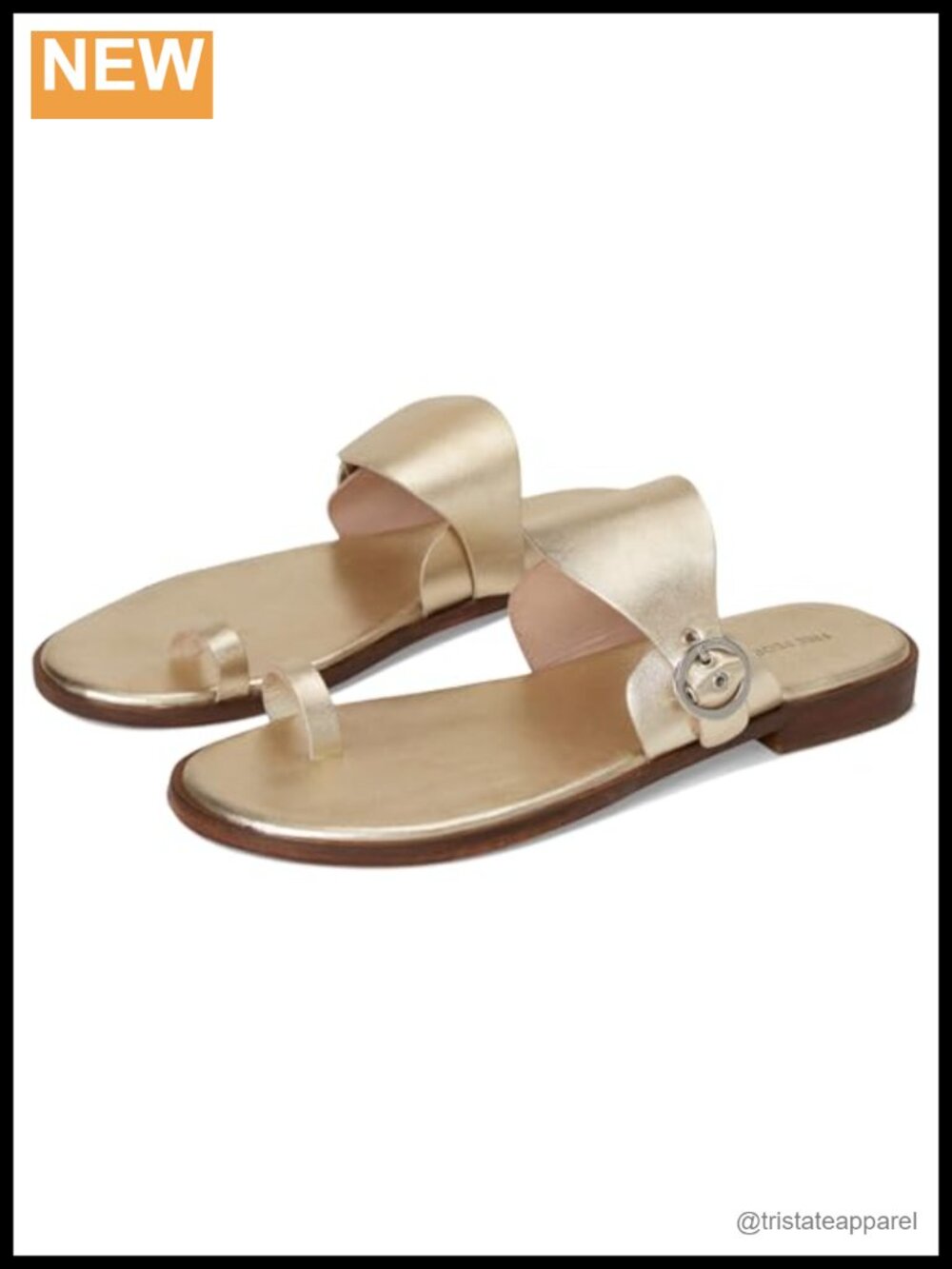Barcelona Slip On Sandal Leather Platform Open Toe Casual Women's